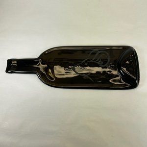 Wine Bottle Shaped Glittery mouse head glass Cheese Server